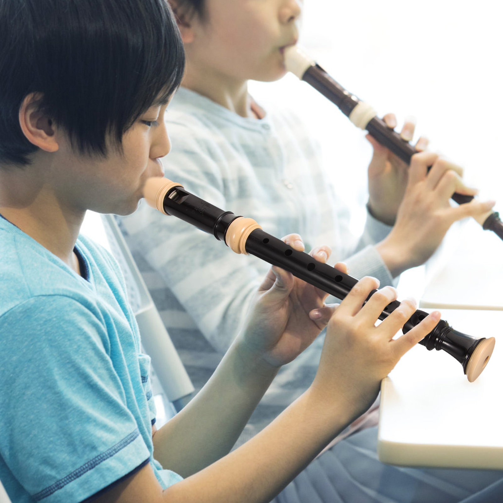 Soprano Recorder Plastic - 1Set German 8 Hole Soprano Recorder