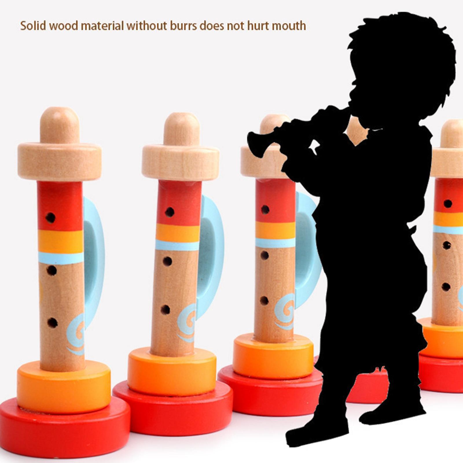 Children Wooden Trumpet Bugle  - Musical Instrument Bugle ulasan dan harga