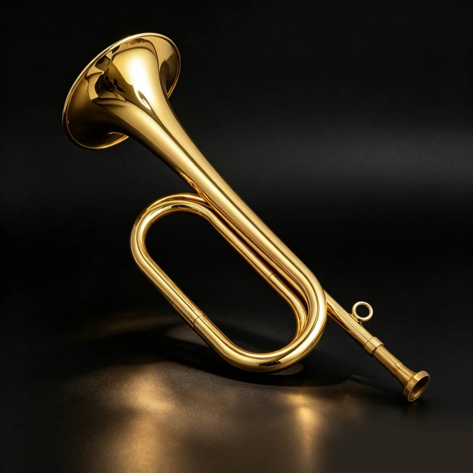 Mini Brass Musical Instrument  - Musical Instrument Bugle ulasan dan harga