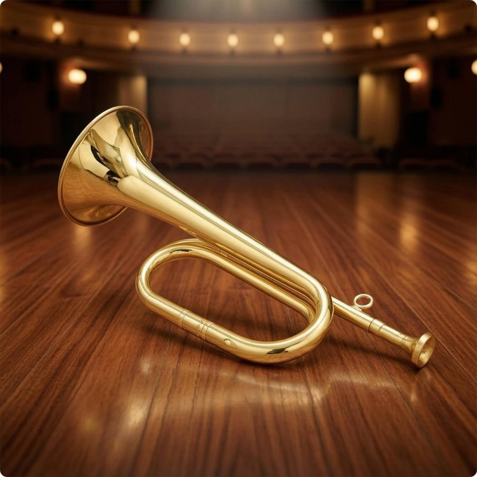 Mini Brass Musical Instrument  - Musical Instrument Bugle ulasan dan harga