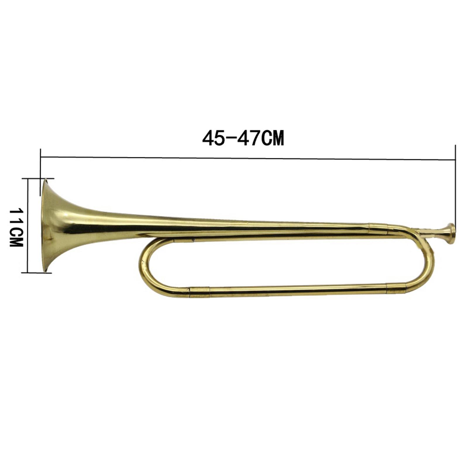 Brass Trumpet Bugle Music Inst - Musical Instrument Bugle ulasan dan harga
