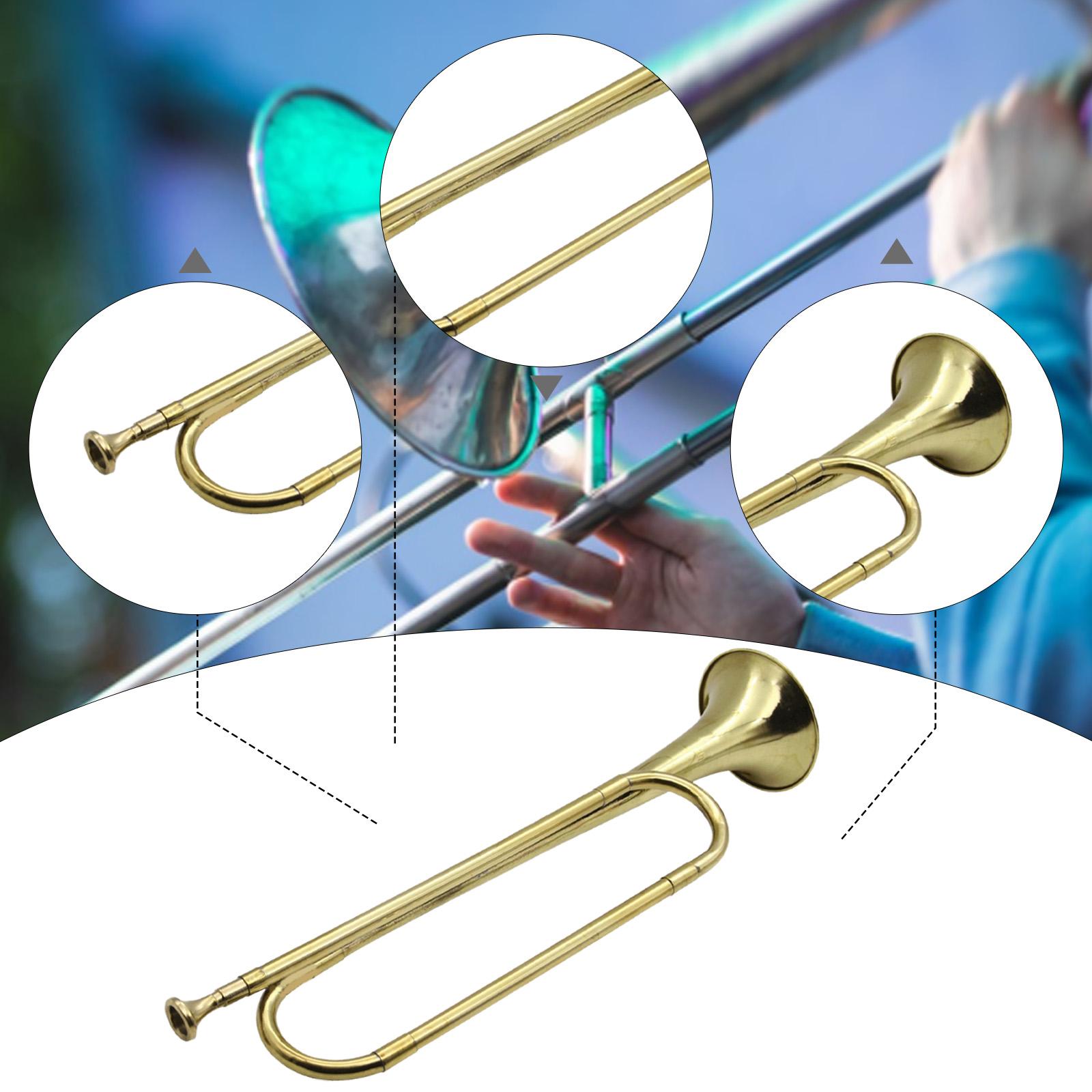 Brass Trumpet Bugle Music Inst - Musical Instrument Bugle ulasan dan harga