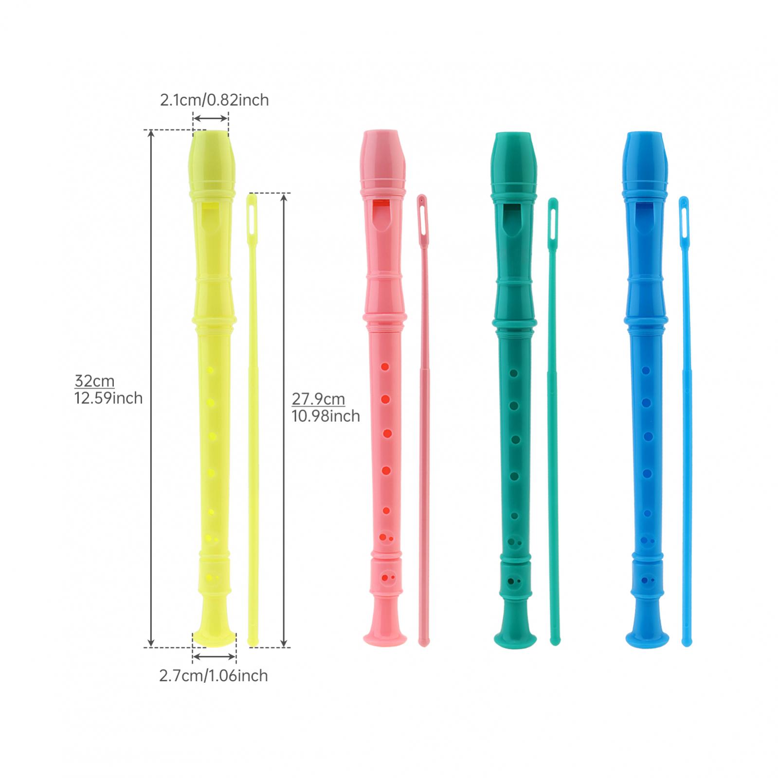 4 Packs ABS Plastic Key C Germ - Soprano Recorder Plastic ulasan dan harga
