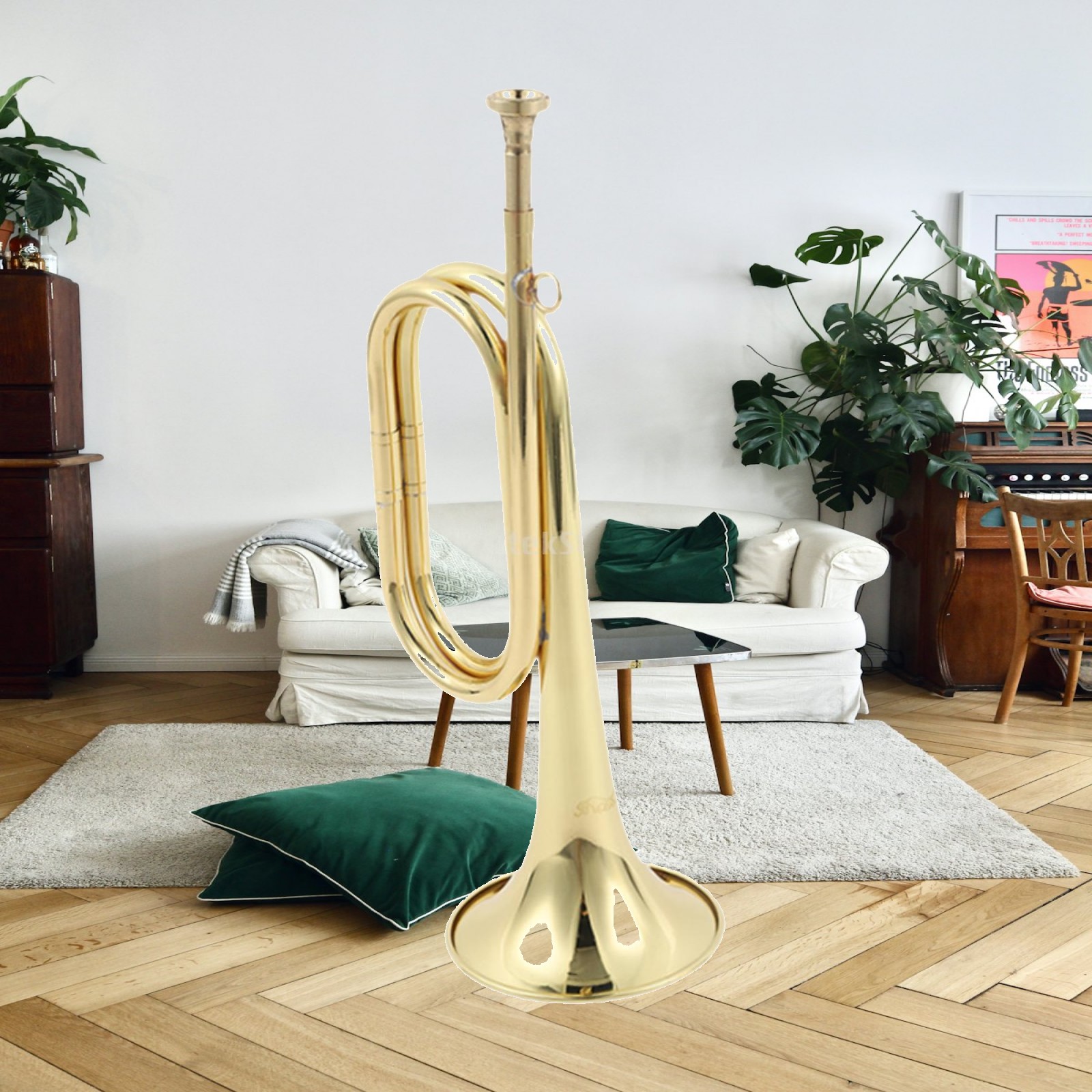 Trumpet Scout Bugle Music Inst - Musical Instrument Bugle ulasan dan harga